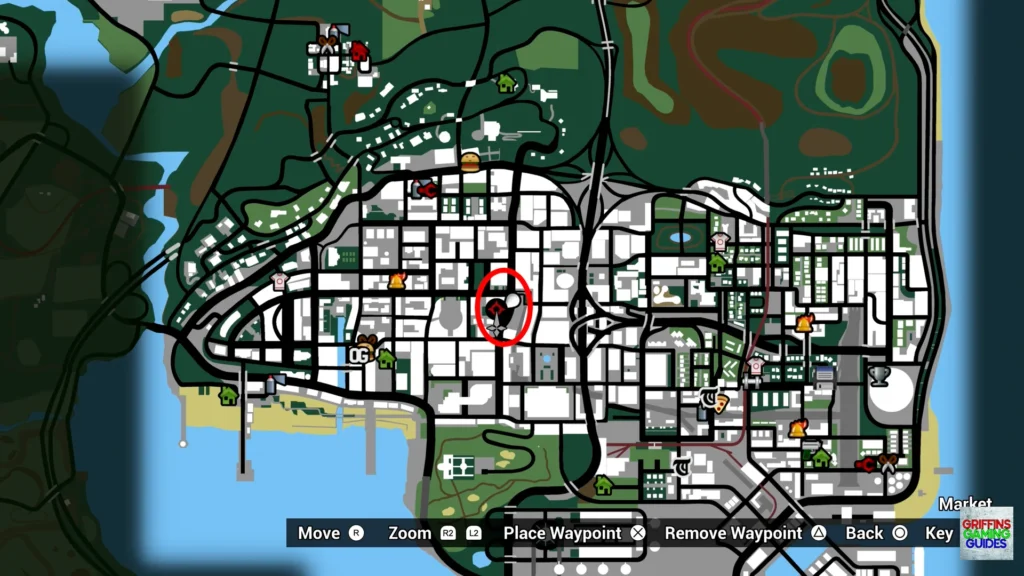 Grand Theft Auto San Andreas Balla Spray Tag Tag 50 map