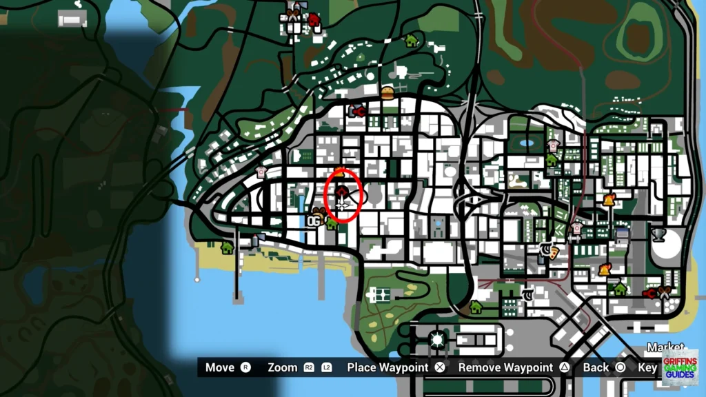Grand Theft Auto San Andreas Balla Spray Tag Tag 51 map