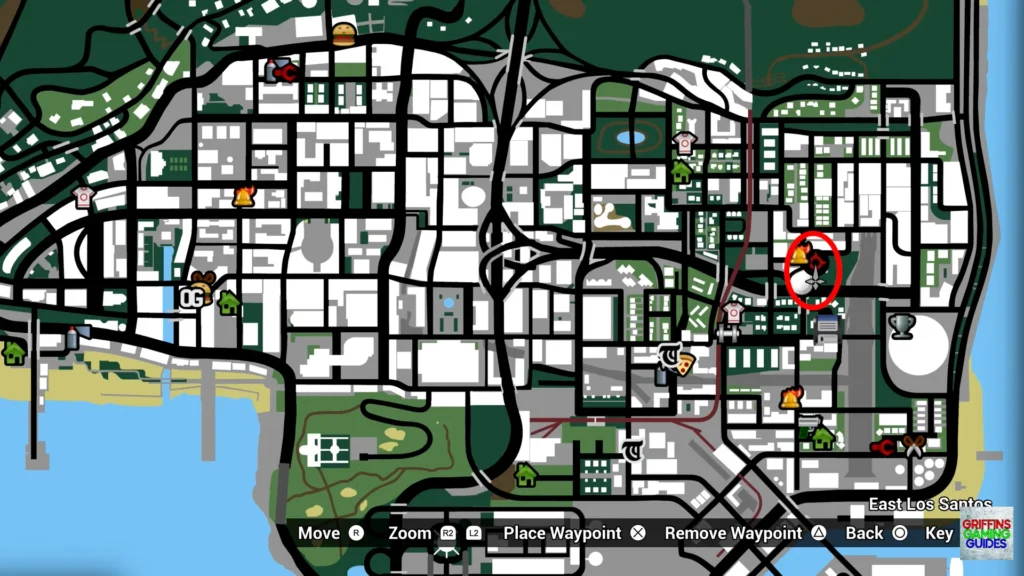 Grand Theft Auto San Andreas Balla Spray Tags Tag 12 map