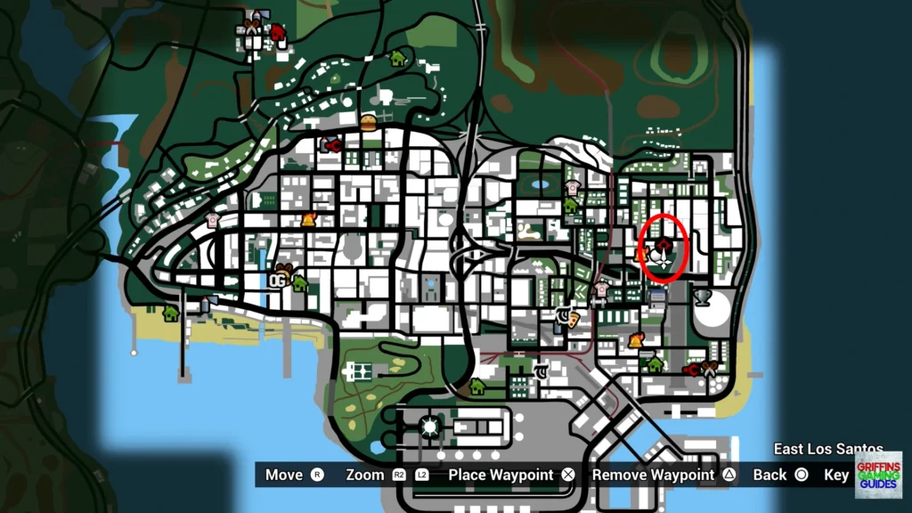 Grand Theft Auto San Andreas Balla Spray Tags Tag 13 map