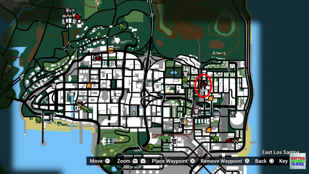 Grand Theft Auto San Andreas Balla Spray Tags Tag 15 map