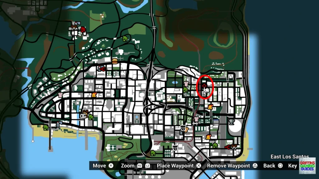 Grand Theft Auto San Andreas Balla Spray Tags Tag 16 map