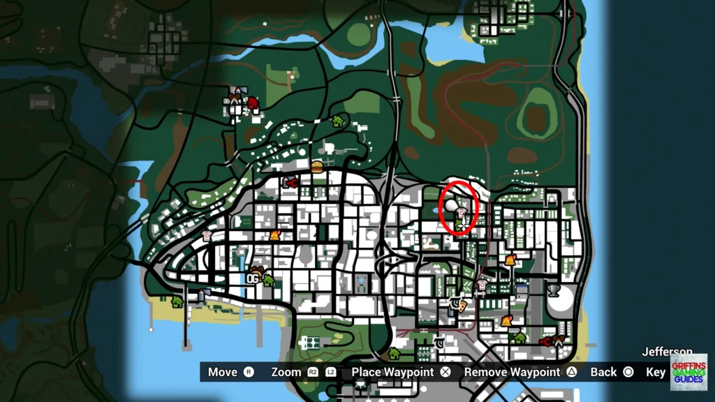 Grand Theft Auto San Andreas Balla Spray Tags Tag 18 map