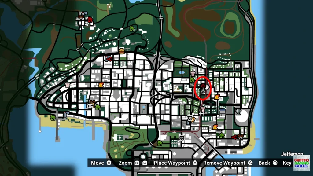 Grand Theft Auto San Andreas Balla Spray Tags Tag 20 map