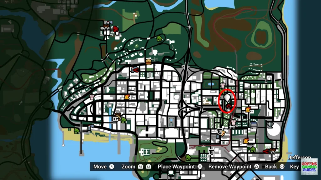 Grand Theft Auto San Andreas Balla Spray Tags Tag 21 map