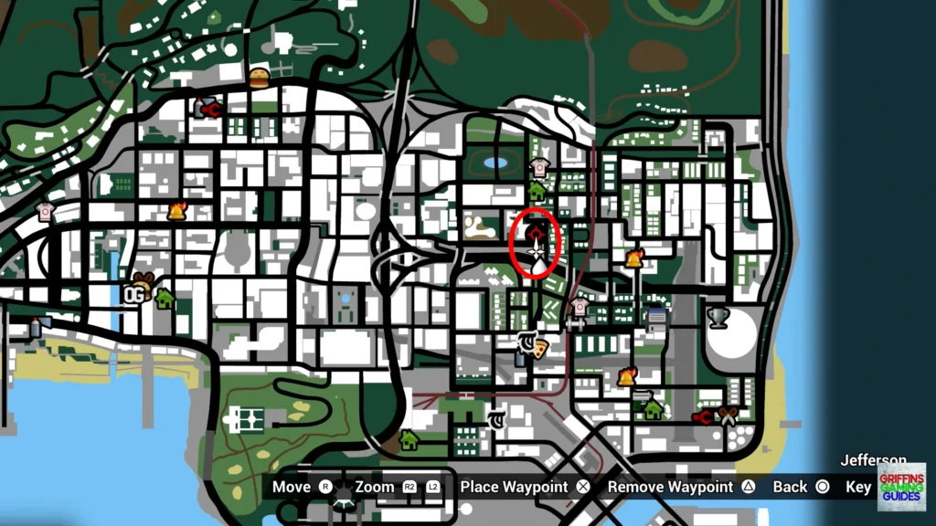 Grand Theft Auto San Andreas Balla Spray Tags Tag 22 map