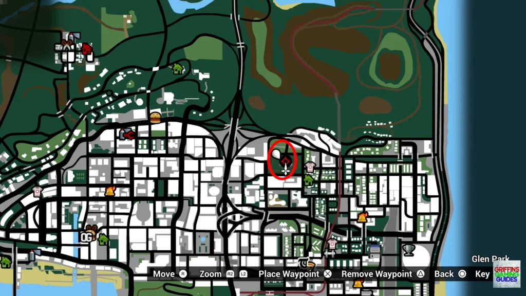 Grand Theft Auto San Andreas Balla Spray Tags Tag 24 map