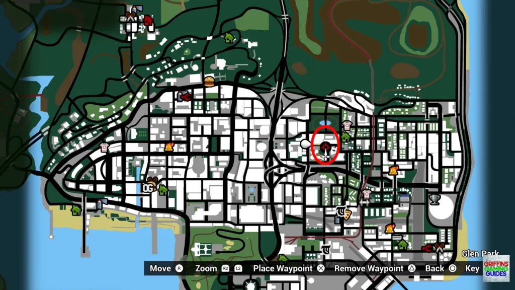 Grand Theft Auto San Andreas Balla Spray Tags Tag 26 map