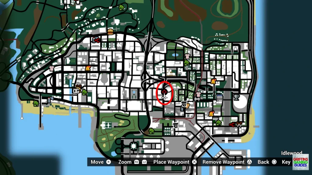 Grand Theft Auto San Andreas Balla Spray Tags Tag 28 map