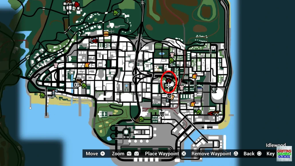 Grand Theft Auto San Andreas Balla Spray Tags Tag 29 map