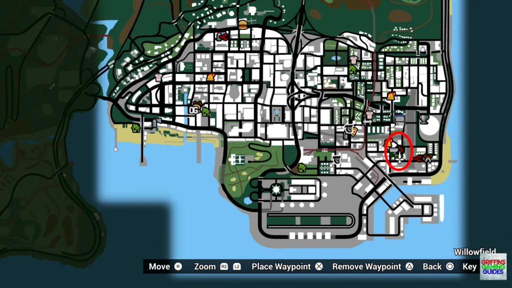 Grand Theft Auto San Andreas Balla Spray Tags Tag 36 map