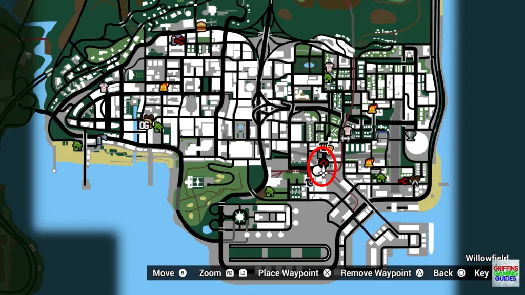 Grand Theft Auto San Andreas Balla Spray Tags Tag 38 map