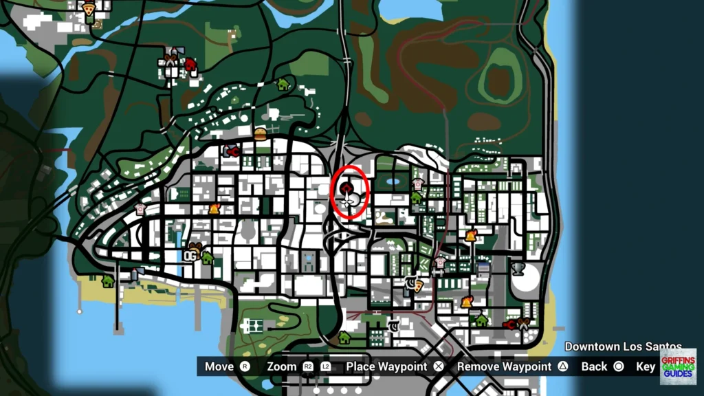 Grand Theft Auto San Andreas Balla Spray Tags Tag 44 map