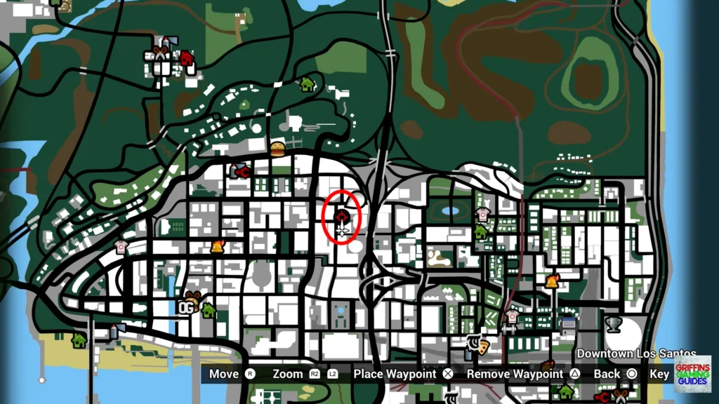 Grand Theft Auto San Andreas Balla Spray Tags Tag 45 map