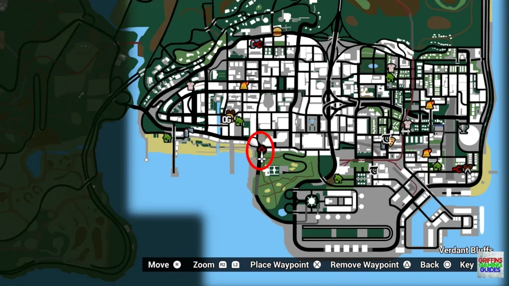 Grand Theft Auto San Andreas Balla Spray Tags Tag 53 map