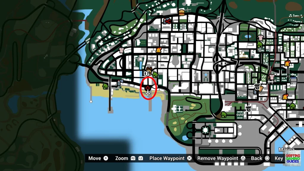 Grand Theft Auto San Andreas Balla Spray Tags Tag 56 map