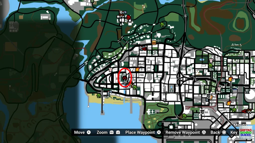 Grand Theft Auto San Andreas Balla Spray Tags Tag 57 map