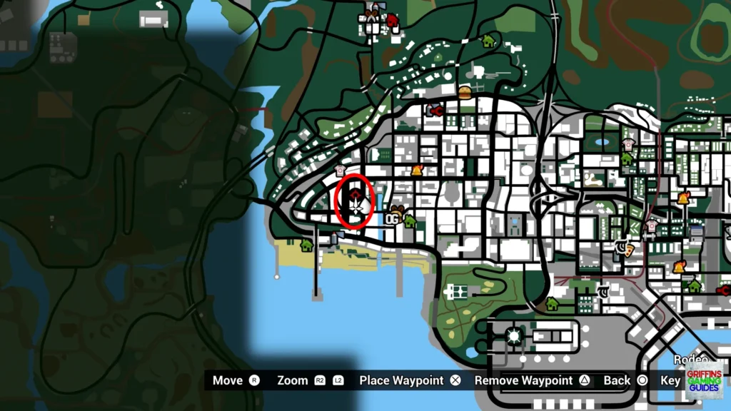 Grand Theft Auto San Andreas Balla Spray Tags Tag 58 map