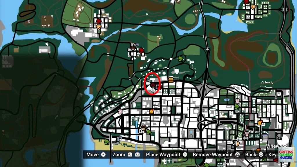 Grand Theft Auto San Andreas Balla Spray Tags Tag 60 map