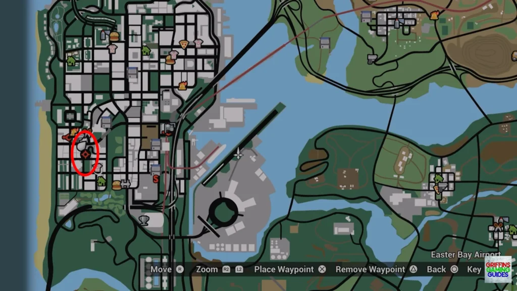 Grand Theft Auto San Andreas Snapshot 15 map