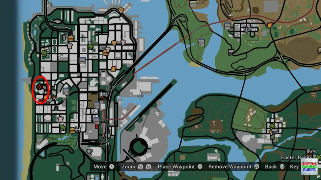Grand Theft Auto San Andreas Snapshot 16 map