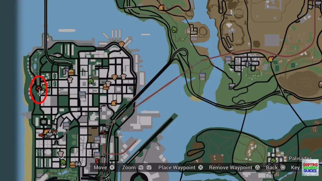 Grand Theft Auto San Andreas Snapshot 18 map