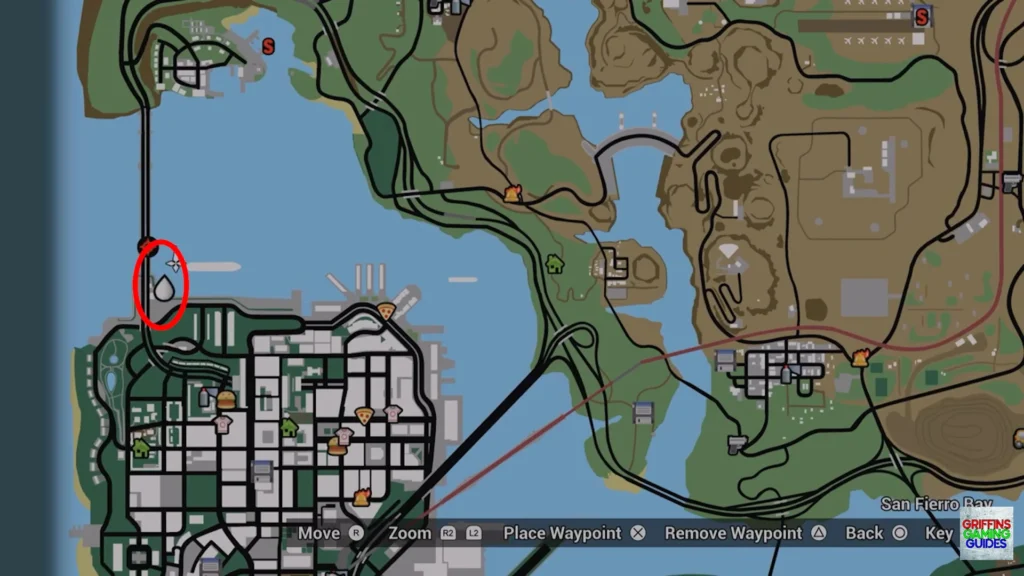 Grand Theft Auto San Andreas Snapshot 20 map