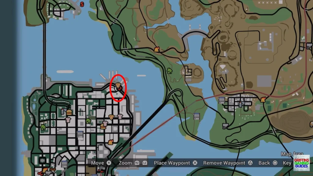 Grand Theft Auto San Andreas Snapshots 22 map