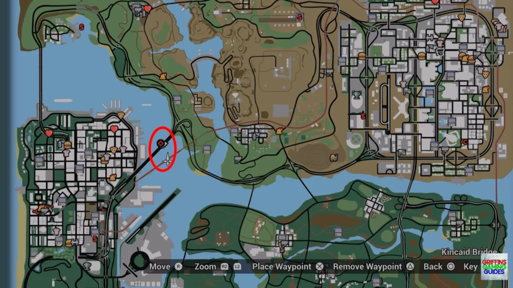 Grand Theft Auto San Andreas Snapshots 25 map