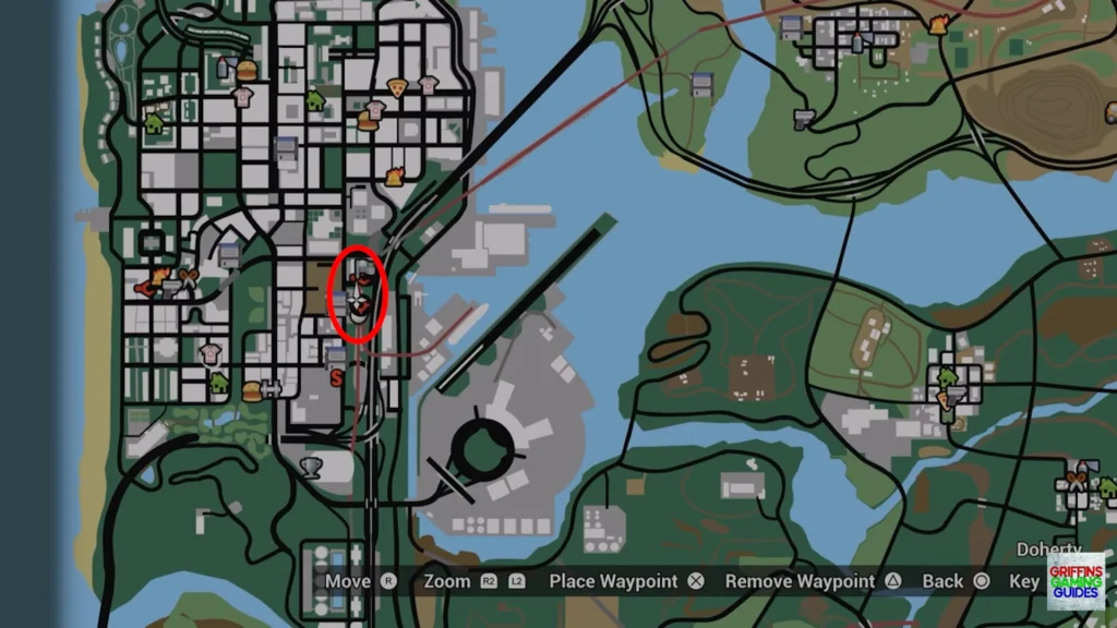 Grand Theft Auto San Andreas Snapshots 31 map image
