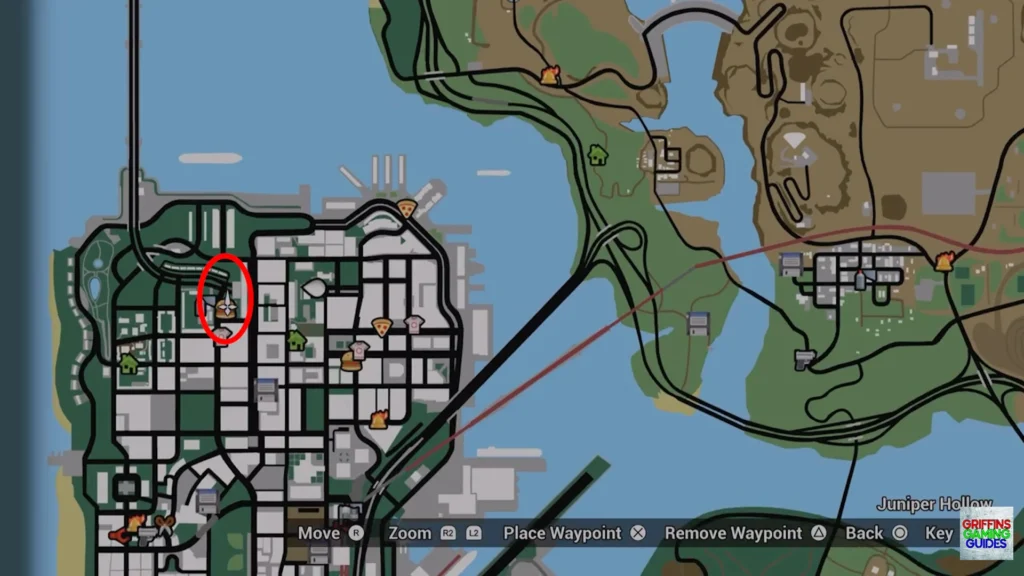 Grand Theft Auto San Andreas Snapshots 46 map