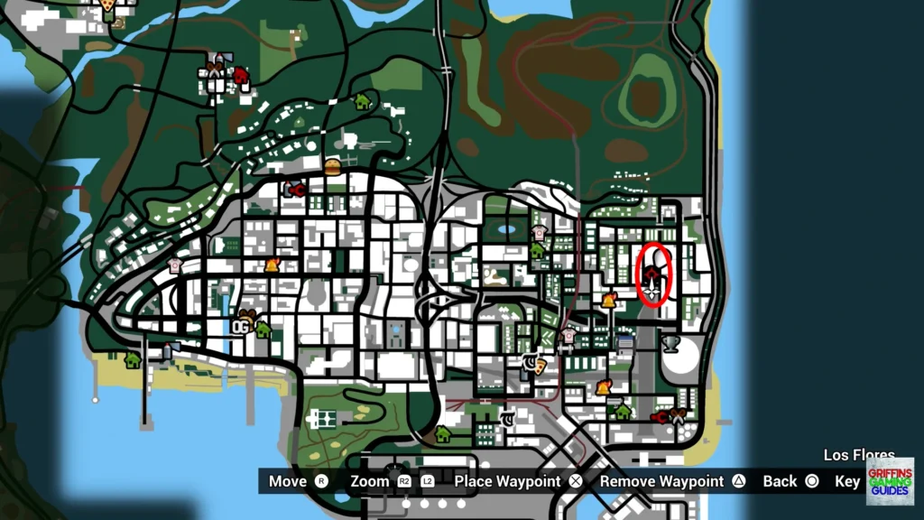 Grand Theft Auto San Andreas Vagos Spray Tags Tag 12 map