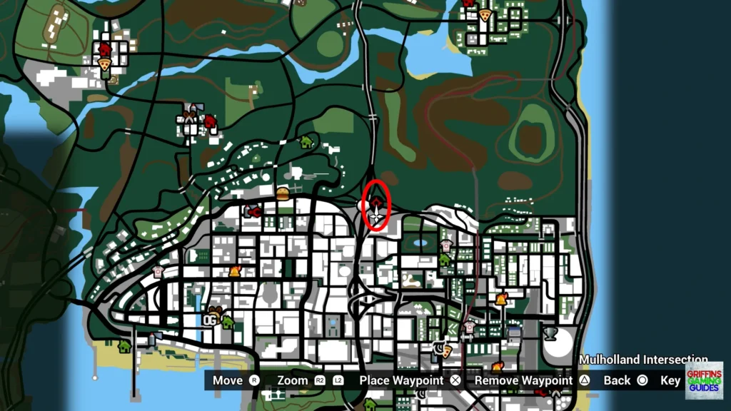 Grand Theft Auto San Andreas Vagos Spray Tags Tag 23 map