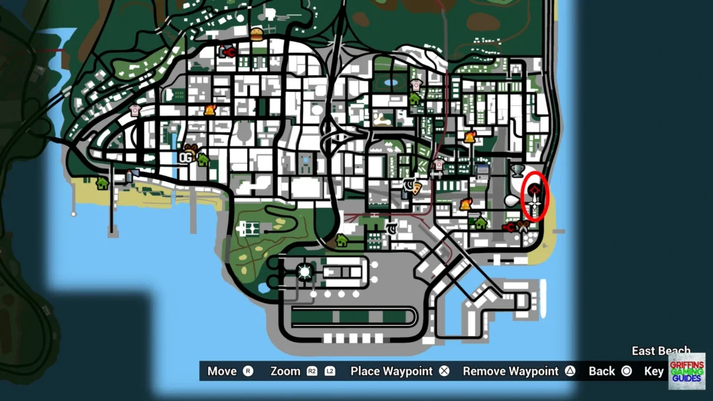 Grand Theft Auto San Andreas Vagos Spray Tags Tag 3 map
