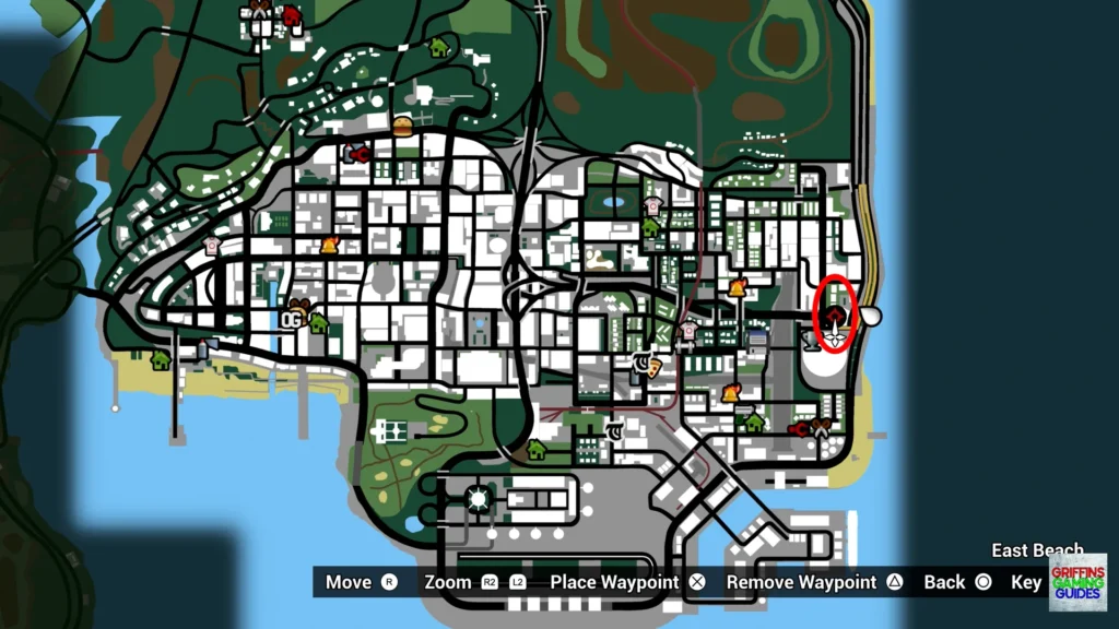 Grand Theft Auto San Andreas Vagos Spray Tags Tag 4 map