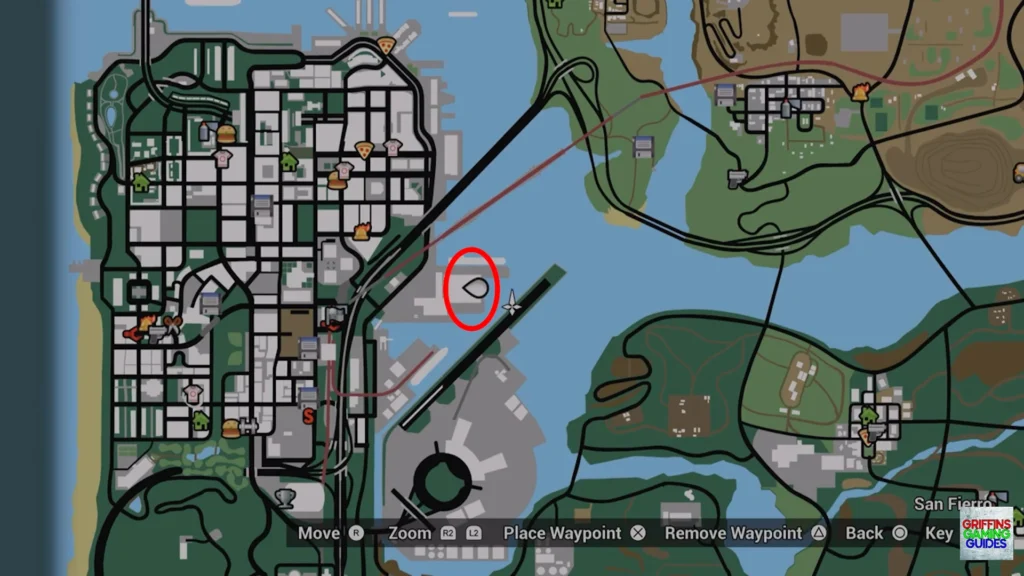 Grand Theft Auto San Andreas Oysters Oyster 28 map