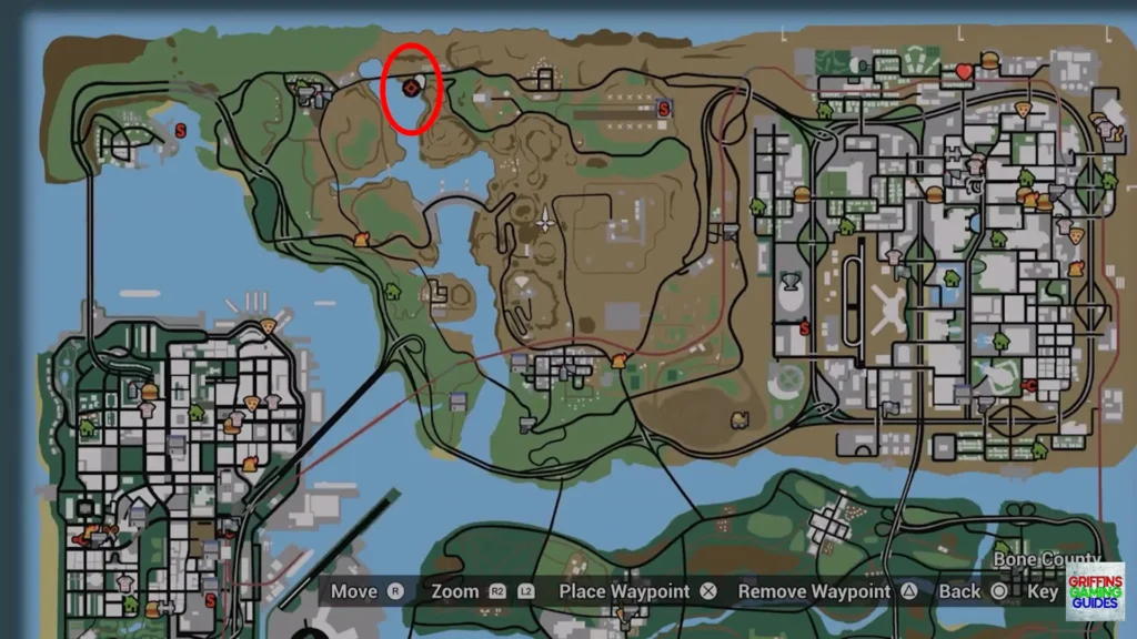 Grand Theft Auto San Andreas Oysters Oyster 37 map
