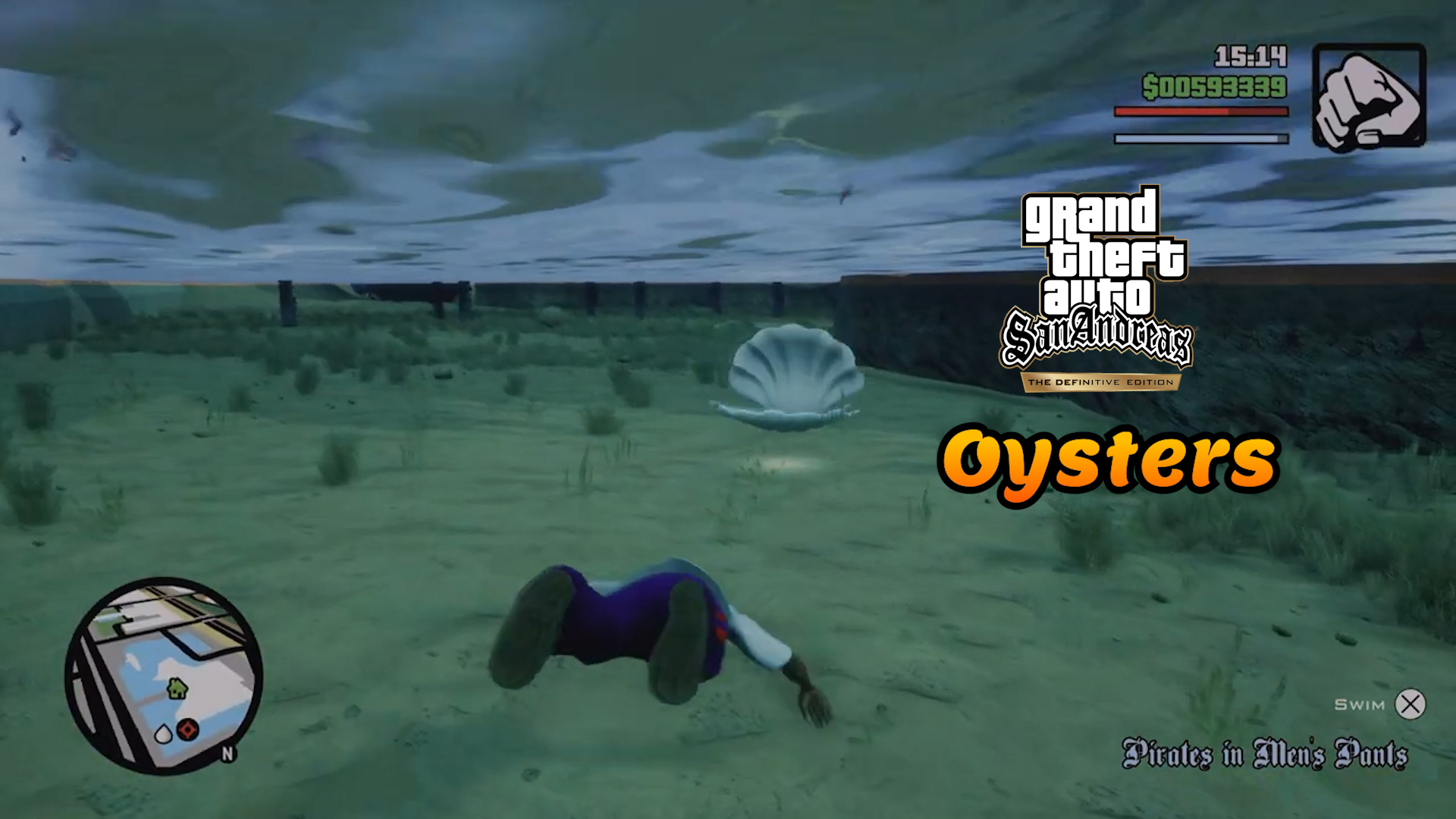 Grand Theft Auto San Andreas Oysters (The definitive edition)