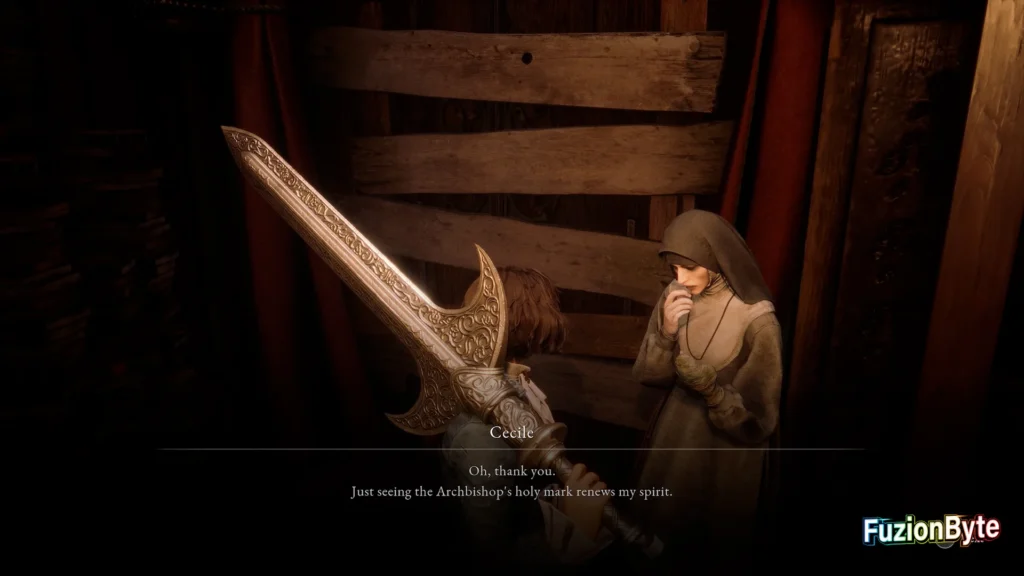 Lies of P Golden Melody trophy guide Divine Service Record Give Cecile the Holy Mark