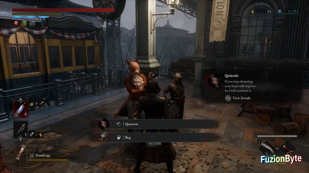 Lies of P Golden Melody trophy guide Quixotic