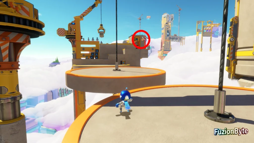 Astro Bot Gorilla Nebula Construction Derby Bot Locations Bot 1 Location