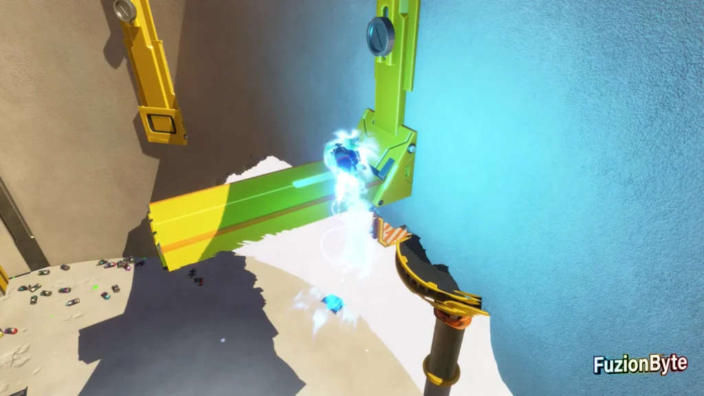 Astro Bot Gorilla Nebula Construction Derby Bot Locations Bot 3 Boost to the second platform