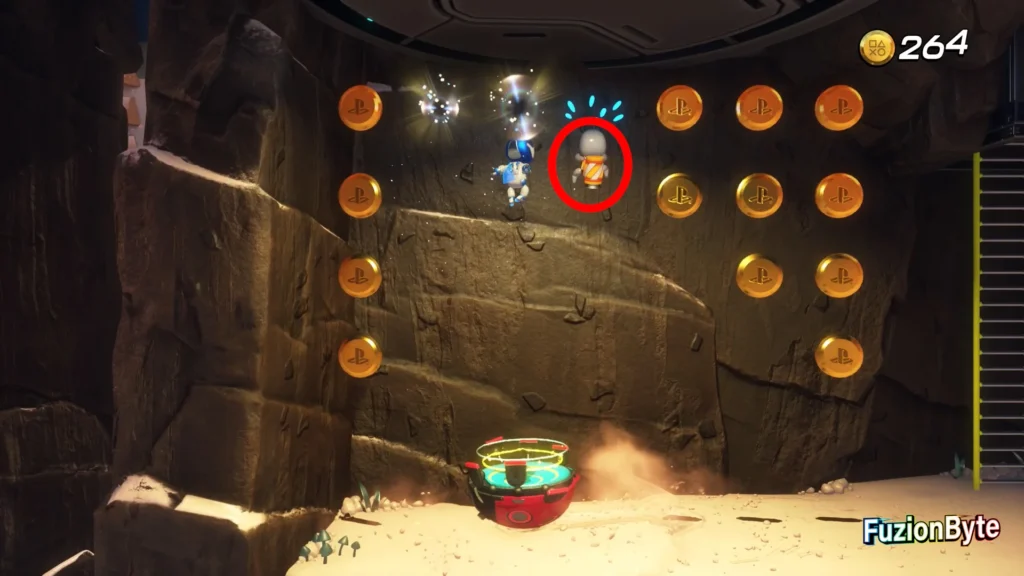 Astro Bot Gorilla Nebula Creamy Canyon Bot Locations Bot 4 Hit the Bot