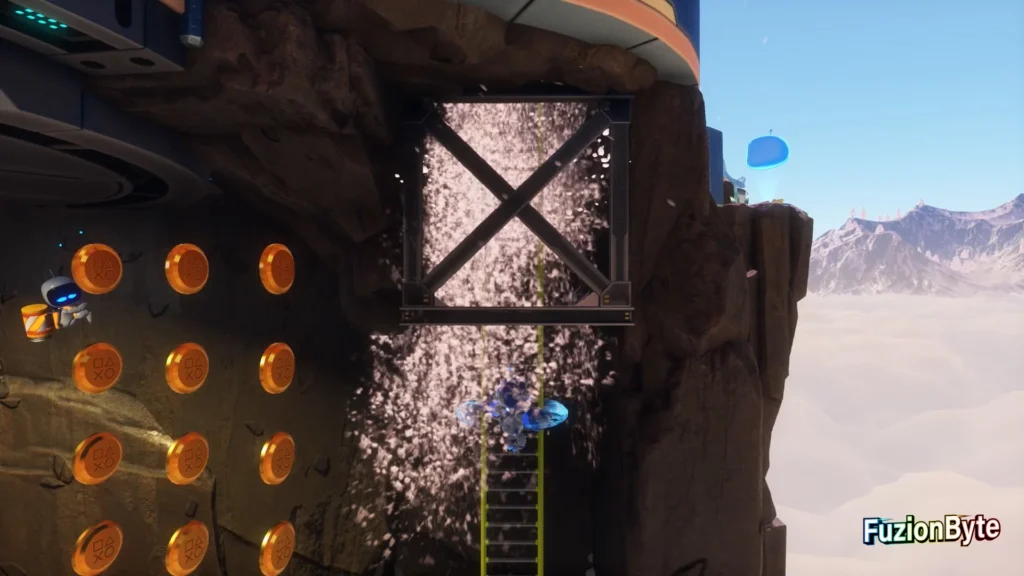 Astro Bot Gorilla Nebula Creamy Canyon Bot Locations Bot 4 Spin down