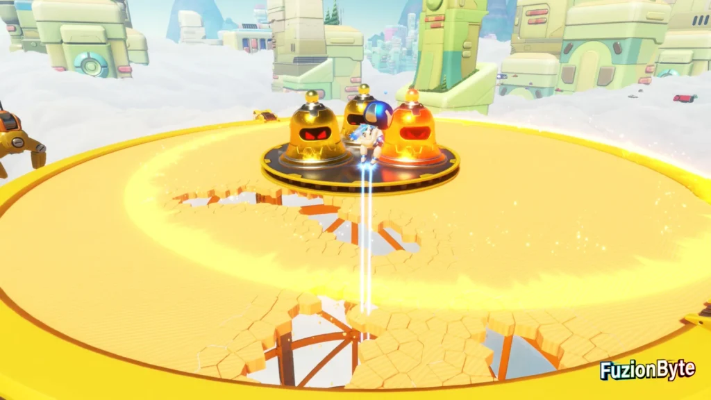 Astro Bot Serpent Starway Crumble Rumble 3 Bot Location Avoid energy blasts