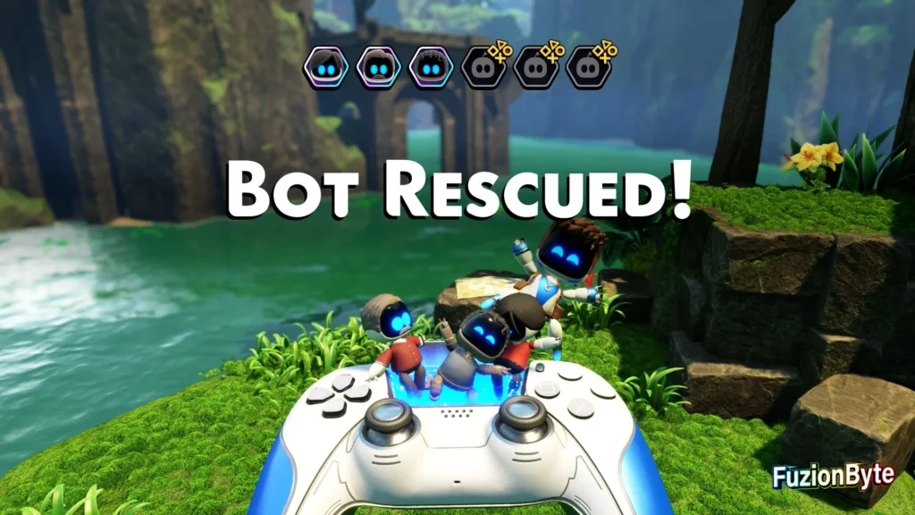 Astro Bot Serpent Starway Dude Raiding Bot locations Bot 3, No Nonsense Merc Bot Rescued