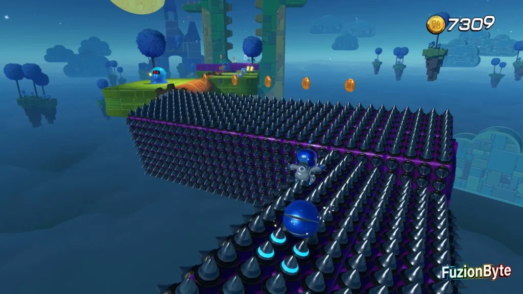 Astro Bot Serpent Starway Rolling Star Luna Bot location Be careful crossing rollers