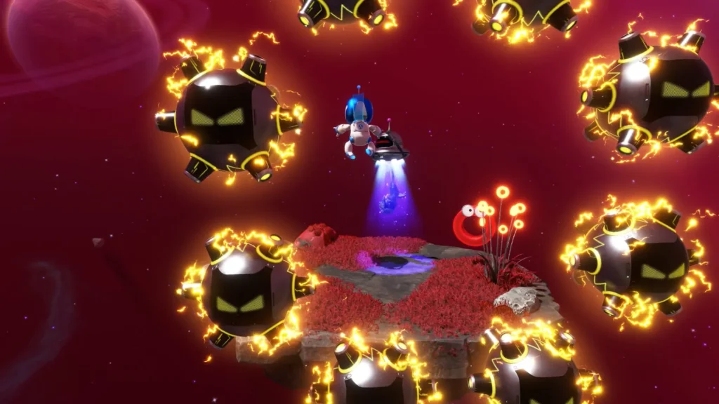 Astro Bot Serpent Starway Ropeway Rally Bot location Careful of the mines