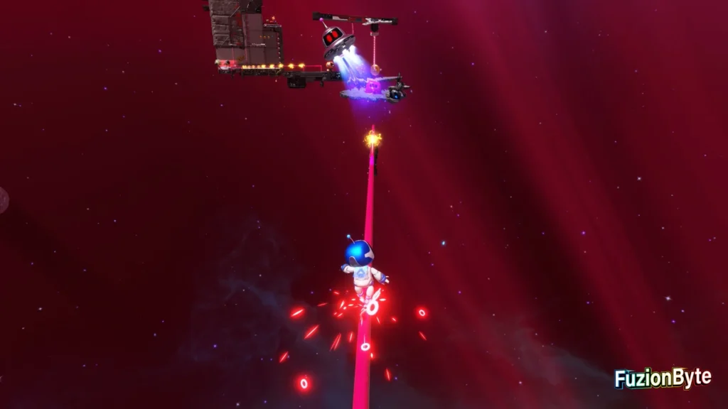 Astro Bot Serpent Starway Ropeway Rally Bot location Careful over the grind rails