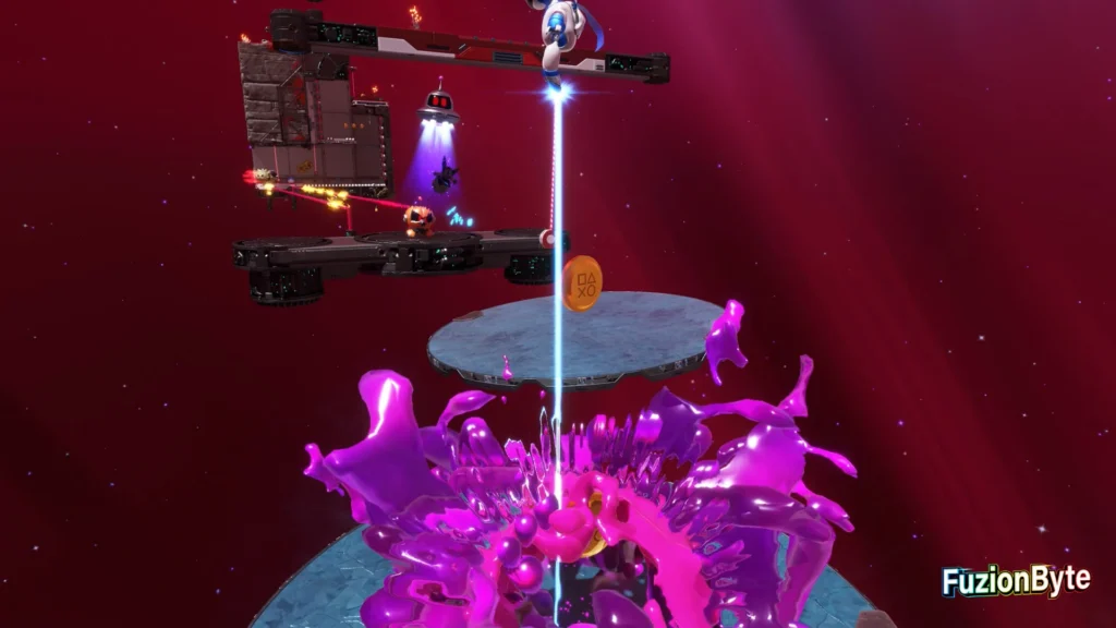 Astro Bot Serpent Starway Ropeway Rally Bot location Defeat Slime with your boots